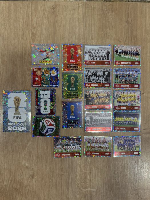Cromos stikers panini 2026 fifa world  cup