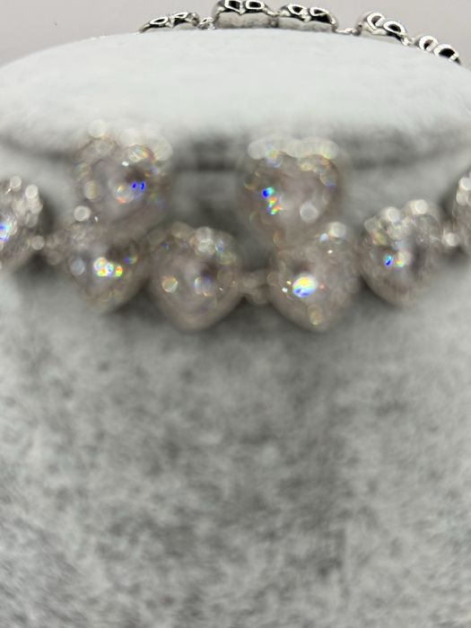 Komplet cyrkonia swarovski