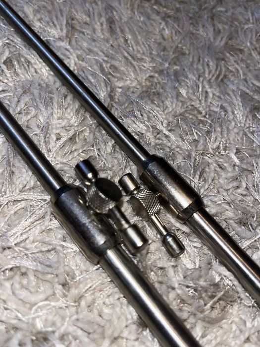 Podporki stal nierdzewna karpiowe feeder 70-40cm