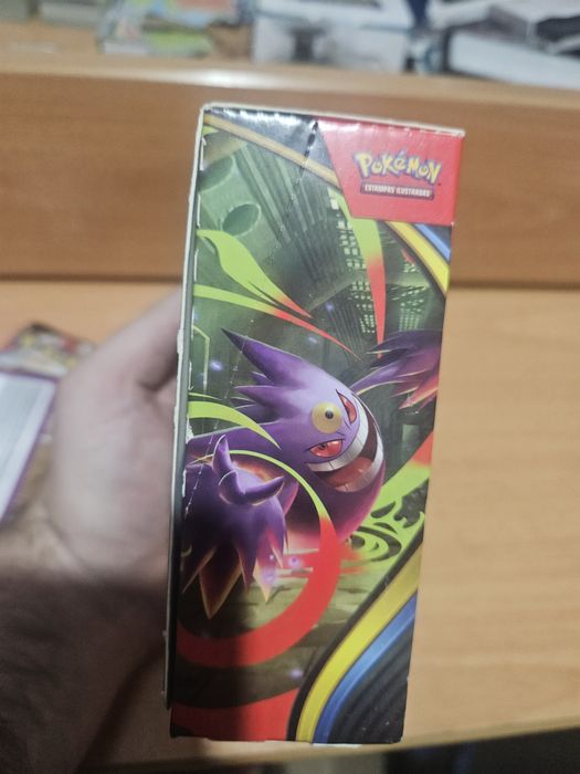 Pokémon booster box mega evolução fogo fantasmagórico