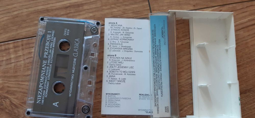 niezapomniane przeboje kaseta magnetofonowa disco polo