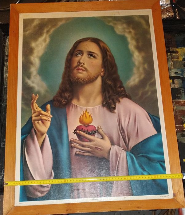 Quadro Jesus em bom estado