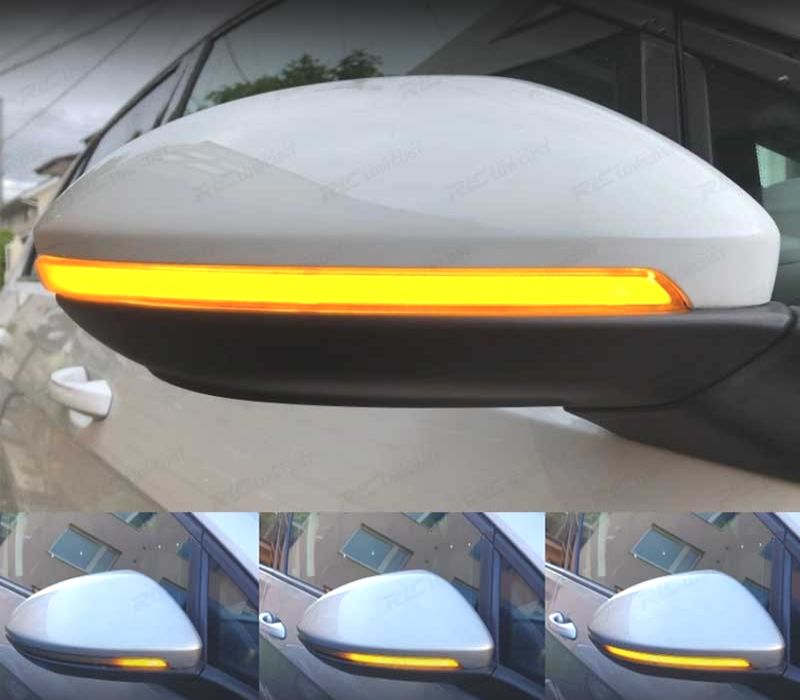 INDICADORES LATERAIS DINÂMICOS PARA VOLKSWAGEN VW GOLF 7 12-17 LEDS