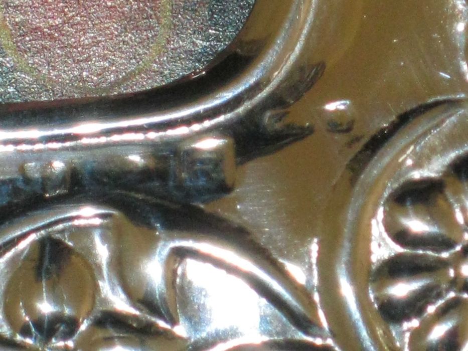 Moldura em Prata Bilaminado C/Imagem (Cristo Jesus)