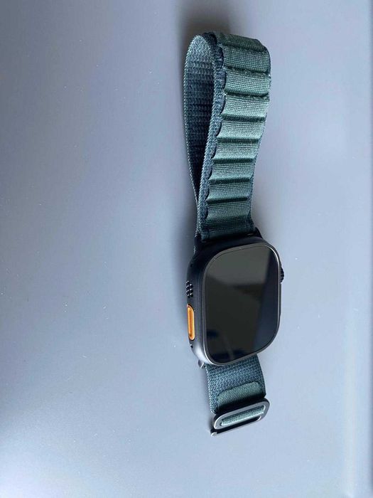 Apple Watch Ultra 2 Black Titanium/Dark Green Alpine Loop M LTE