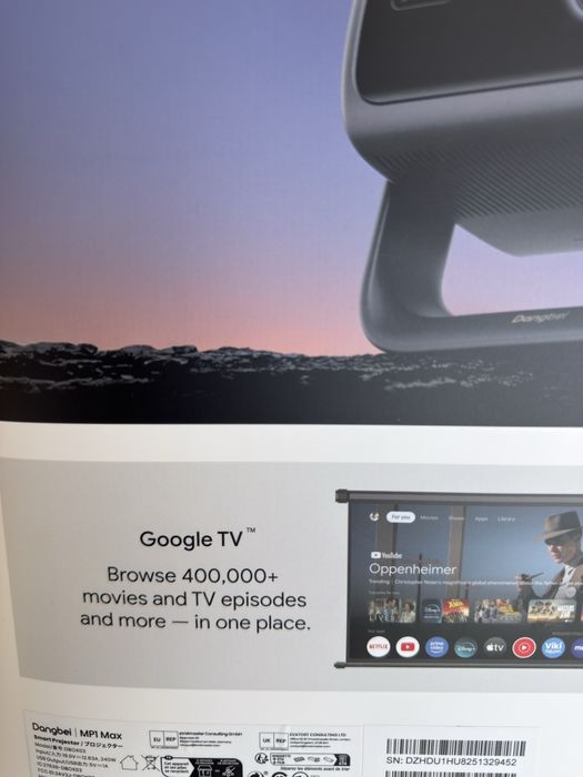 Dangbei MP1 Max, projetor 4K