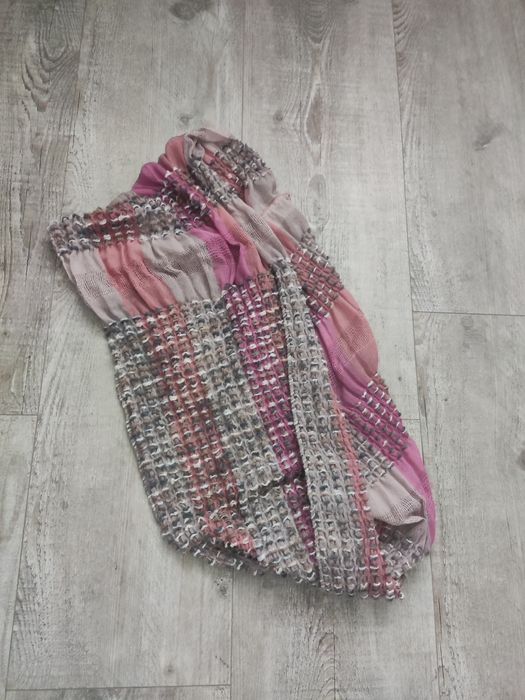 Super wygodny szal komin kolory różu