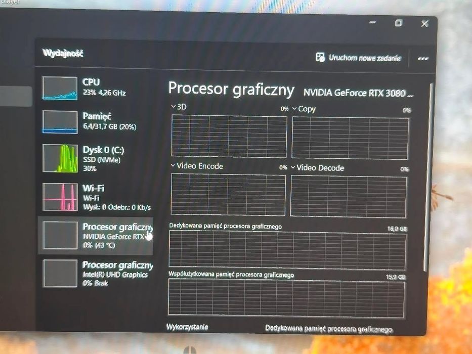 AORUS – RTX 3080 16 GB | i7-11800H | 32 GB RAM | SSD 1 TB