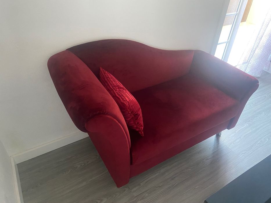 Sofá em veludo lavavel