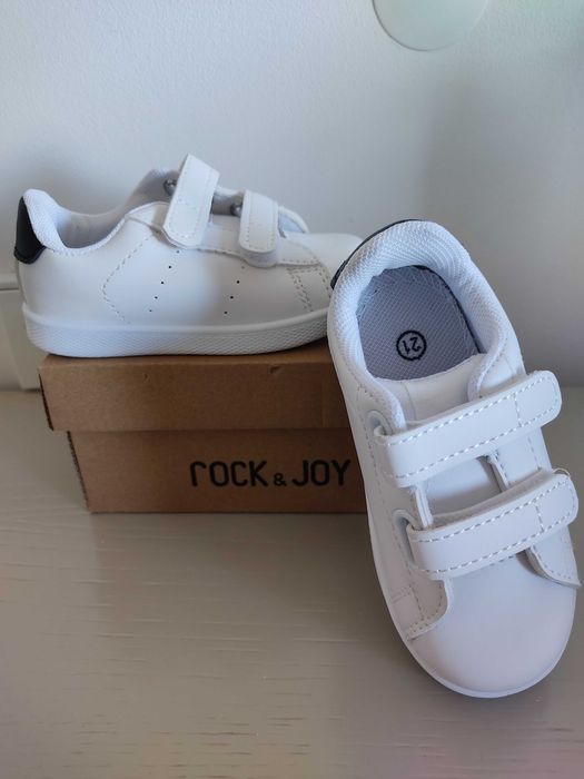 Sapatilhas brancas criança T21