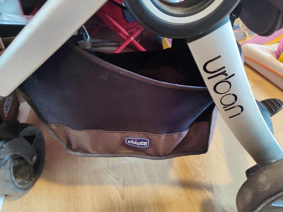 Wózek 2 w 1, gondola spacerówka, urban chico