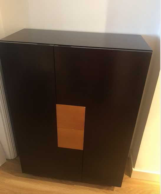 Móvel de design moderno para o hall entrada da Colosso (sapateira)