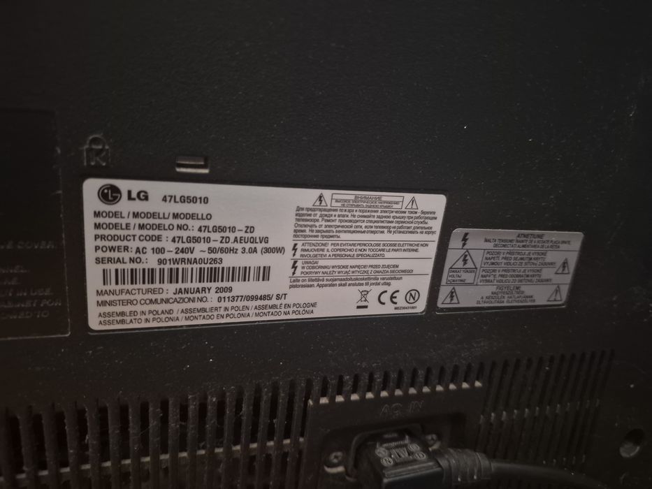 Telewizor LG 47 cali używany
