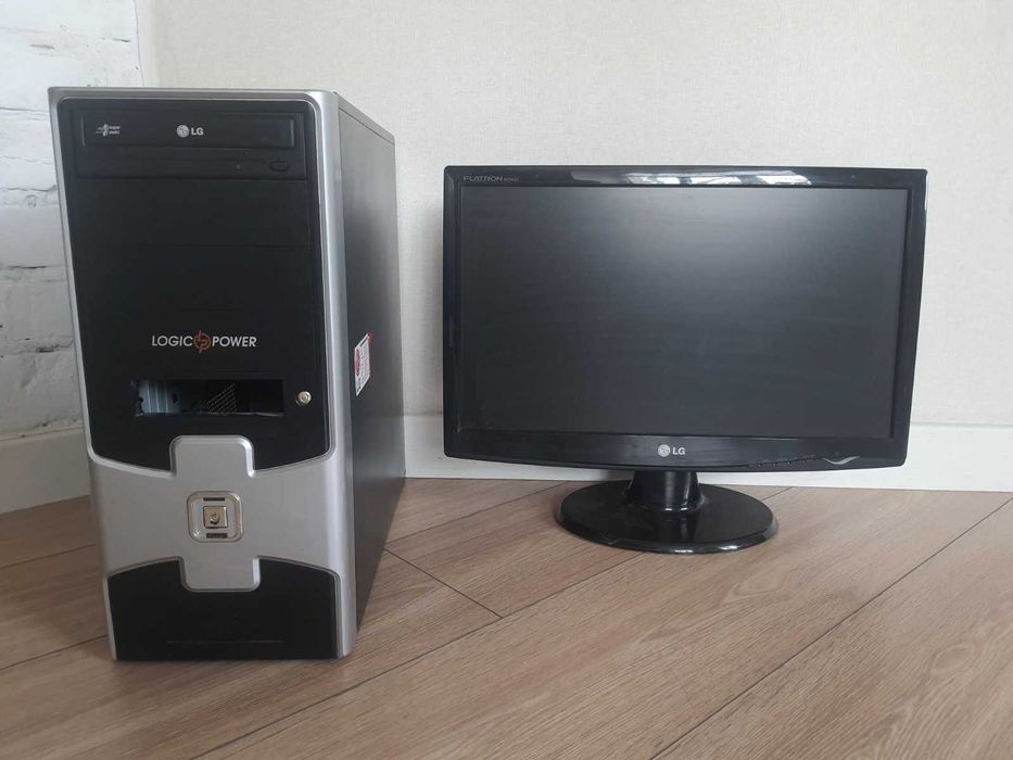 Компьютер AMD 3Ghz, 4Гб озу, 500Гб и монитор LG W2043S
