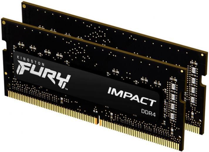 Kingston SODIMM DDR4 64GB (2x32GB) 3200Mhz FURY Impact Black