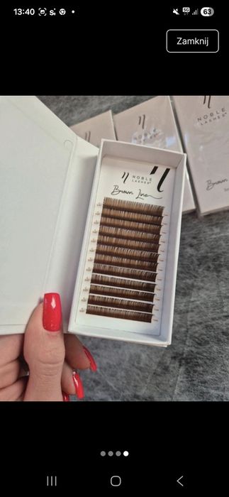 Rzęsy noble lashes brow line