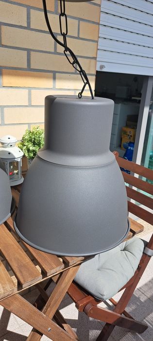 IKEA HEKTAR x2 de 38cm cinzento escuro.