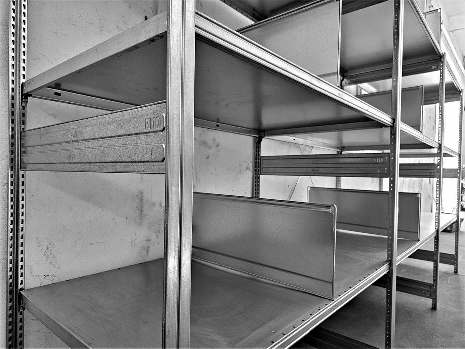 Regał Metalowy 82x200x306cm. Półkowy Ocynkowany Magazyn Garaż Piwnica