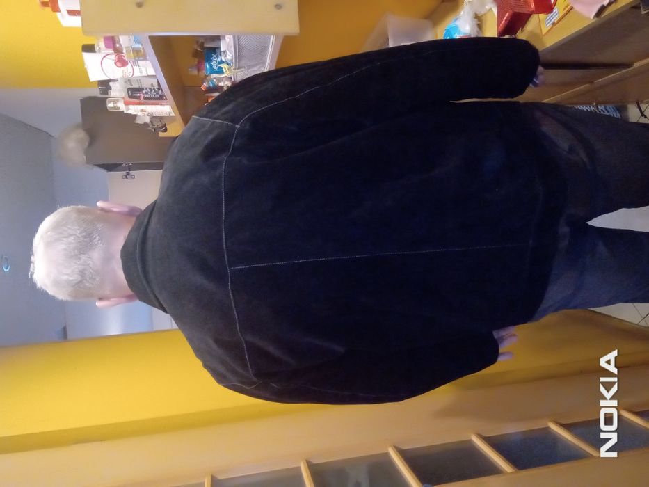 Krótka skórzana meska