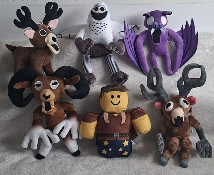 Кіт, сова, баран, олень, кажан з гри Роблокс 99 ночей в лісі Roblox 99