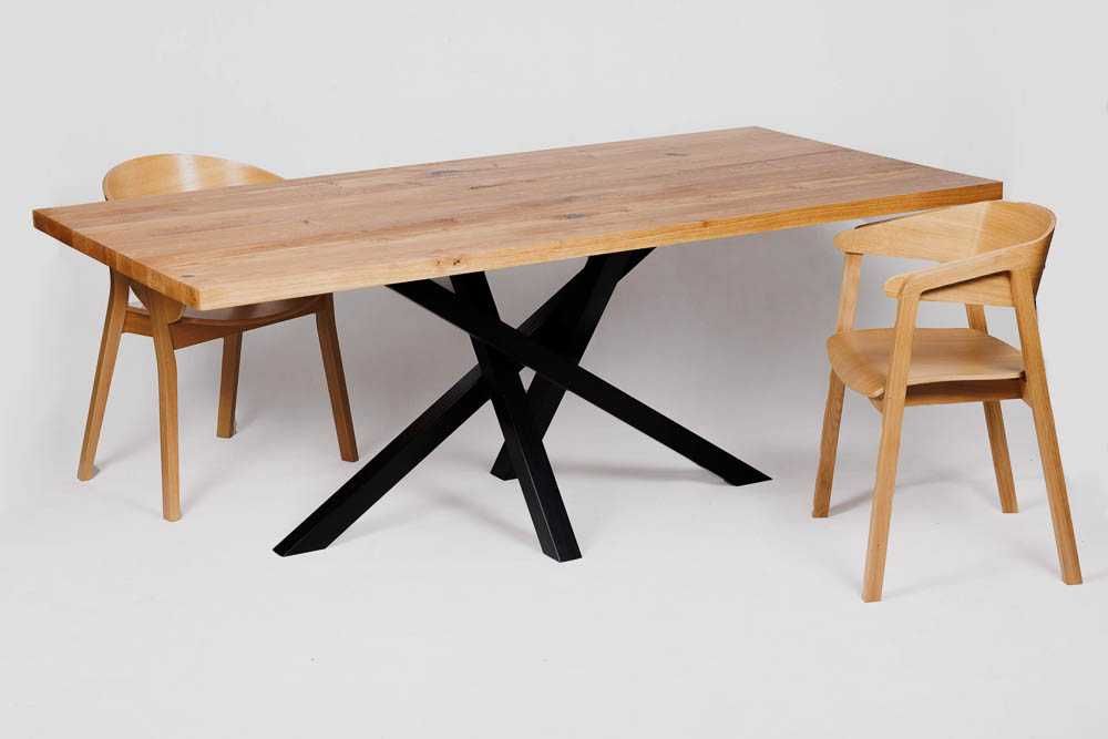 Stół Loftowy dębowy  L-3 , PRODUCENT