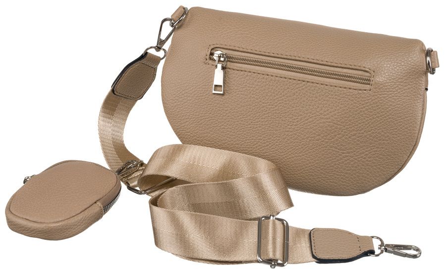 pojemna saszetka damska na szerokim pasku - peterson