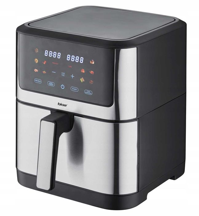 Beztłuszczowa Frytkownica VOKSAR K11 AirFryer XXL 8L 1800W +PRZEPISY