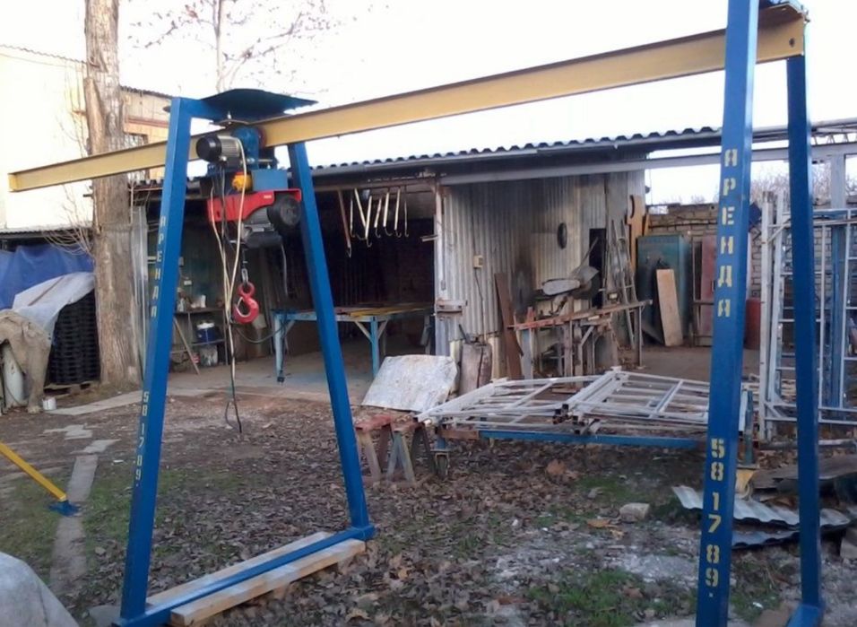 Оренда Кран "у вікно" г/п до 300 кг, кран «Піонер»