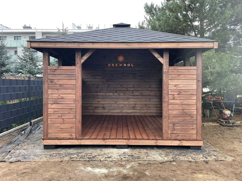 domek narzędziowy, altanka 2w1 , altanki,wiaty,altany 6m x 3m DREWNOL.