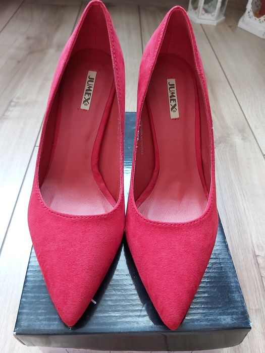 Czerwone NOWE szpilki