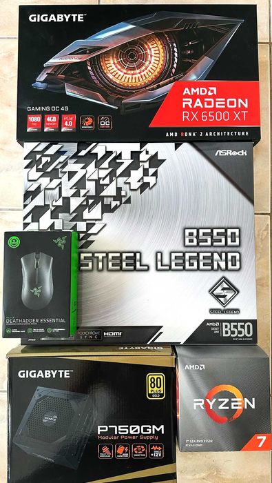 Computador Desktop GAMER + Monitor Widescreen LG + Rato Razer