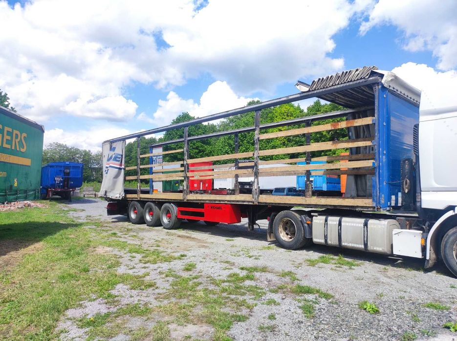 Штора полуприцеп когель площадка соломовоз лісовоз переобладнання