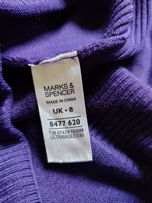 Fioletowy sweter M&S