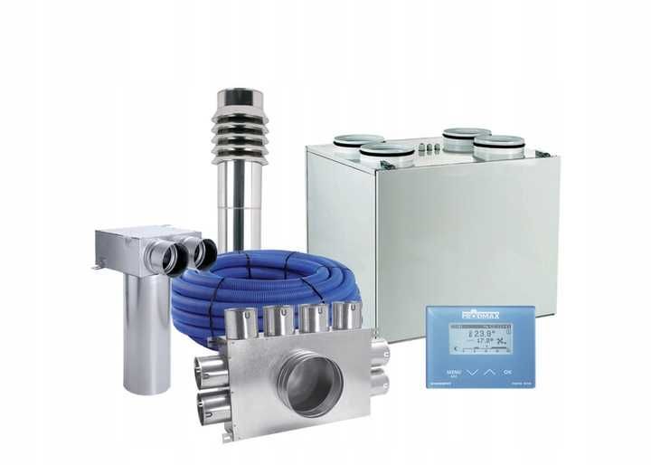 Rekuperacja do 100m2 FI 75 WENTYLACJA ZESTAW