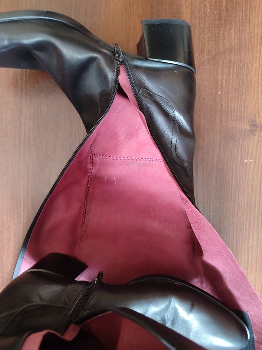 Шкіряні весняно-осінні сапожки Cinderella