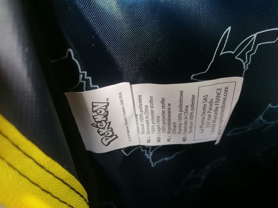 Mochila Pokémon Oficial Pikachu