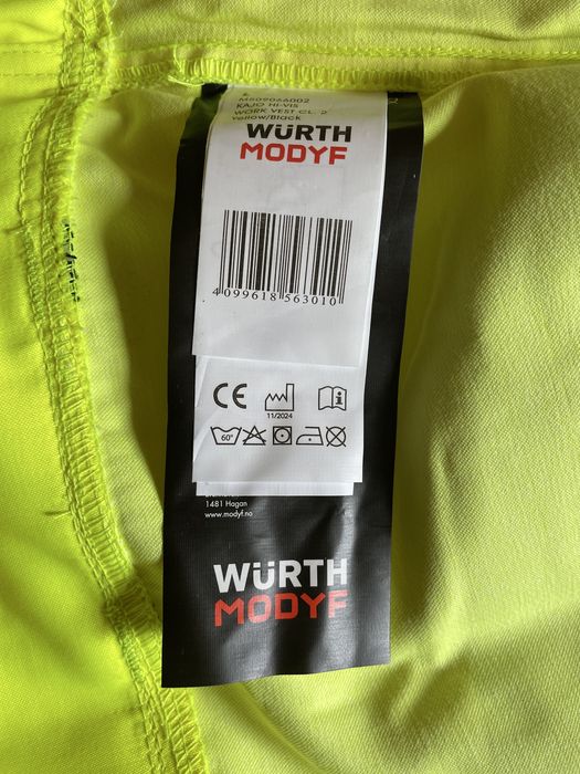 Жилетка сигнальна Würth MODYF Kajo Hi-Vis L EN ISO 20471 Class 2 Нова