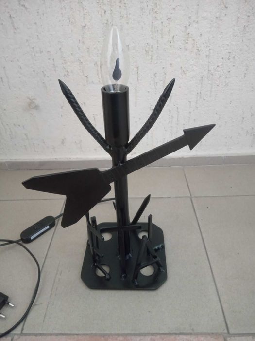 Lampka ozdobna biurkowa motyw Metal Muzyka