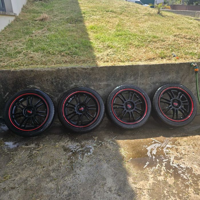 4 Jantes Dotz com pneus 205 45 17