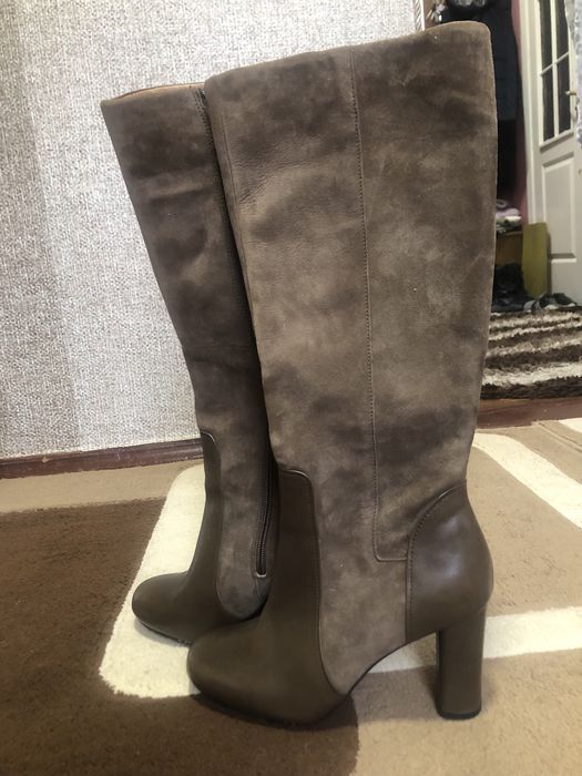 Сапогі clarks ( шкіра /замш) 38р.