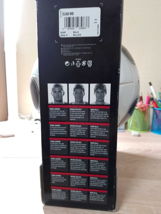 Футбольный Мяч Adidas UEFA Euro 2008 EUROPASS in BOX (Новый)