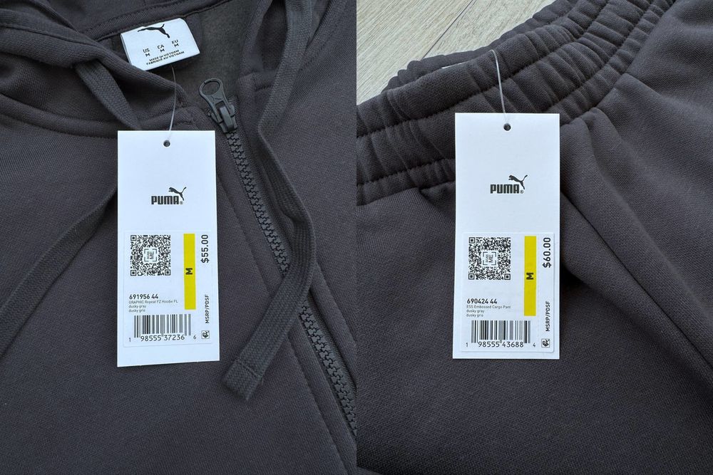 США! Чоловічі спортивні костюми Puma ESS Embossed Оригінал! На флісі! S-XL