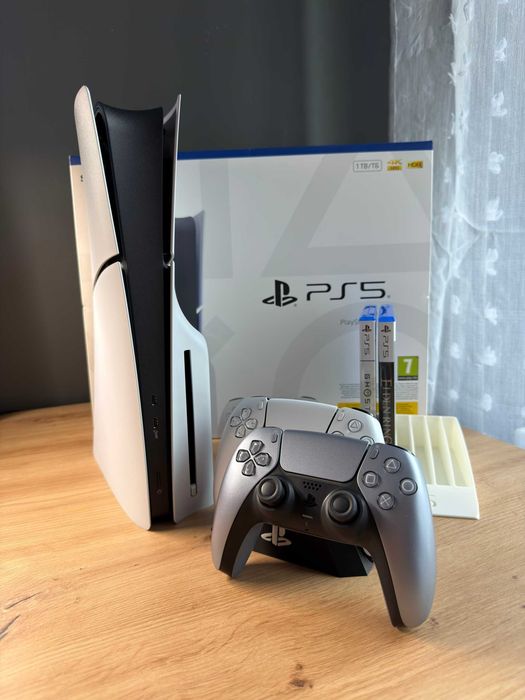 Konsola Sony PlayStation 5 Slim 1TB CFI-2116 | 2 Pady | Ghost of Yotei | Gwarancja