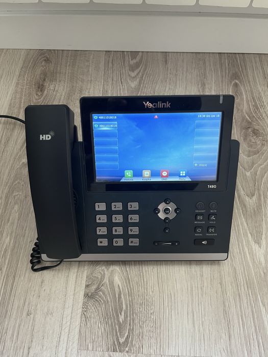 Telefon VoIP Yealink T48G – ekran dotykowy, idealny do biura