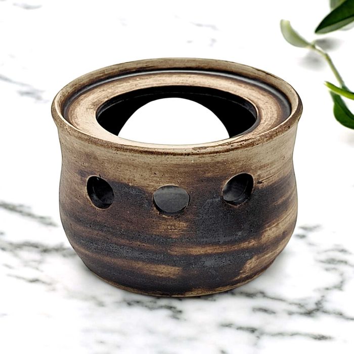 Kamionkowy podgrzewacz pod kubek, Gliniany Podgrzewacz do Grzańca