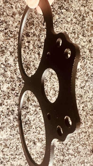Suporte de medidor de velocímetro para motocicleta, instrumento de pressão de alumínio para triumph bonneville t100 thruxton scrambler, 1 peça