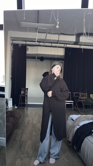 Кардиган шоколодного кольору