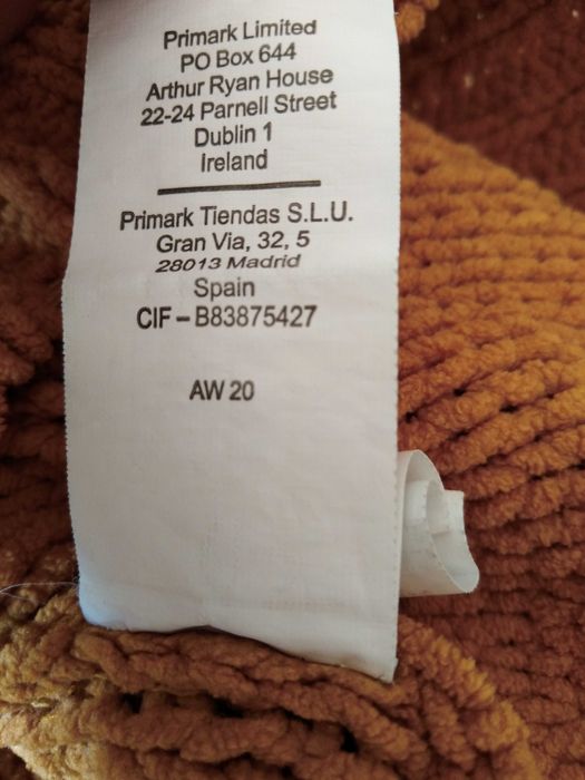 Camisola Malha Cor Laranja Primark S (38-40)