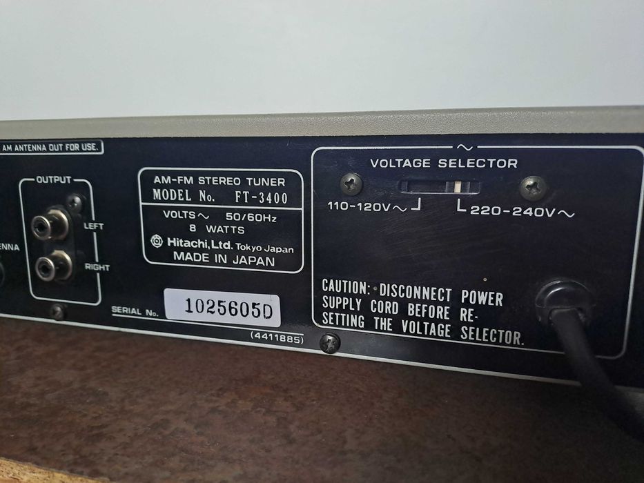 Tuner Hitachi FT-3400
