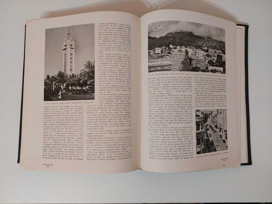 Livro A Volta ao Mundo- Ferreira de Castro | Edição Antiga Capa Dura